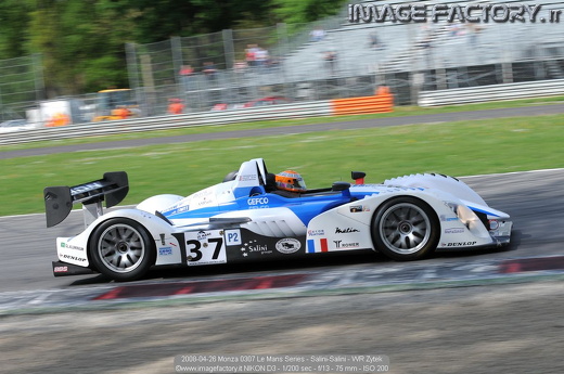 2008-04-26 Monza 0307 Le Mans Series - Salini-Salini - WR Zytek